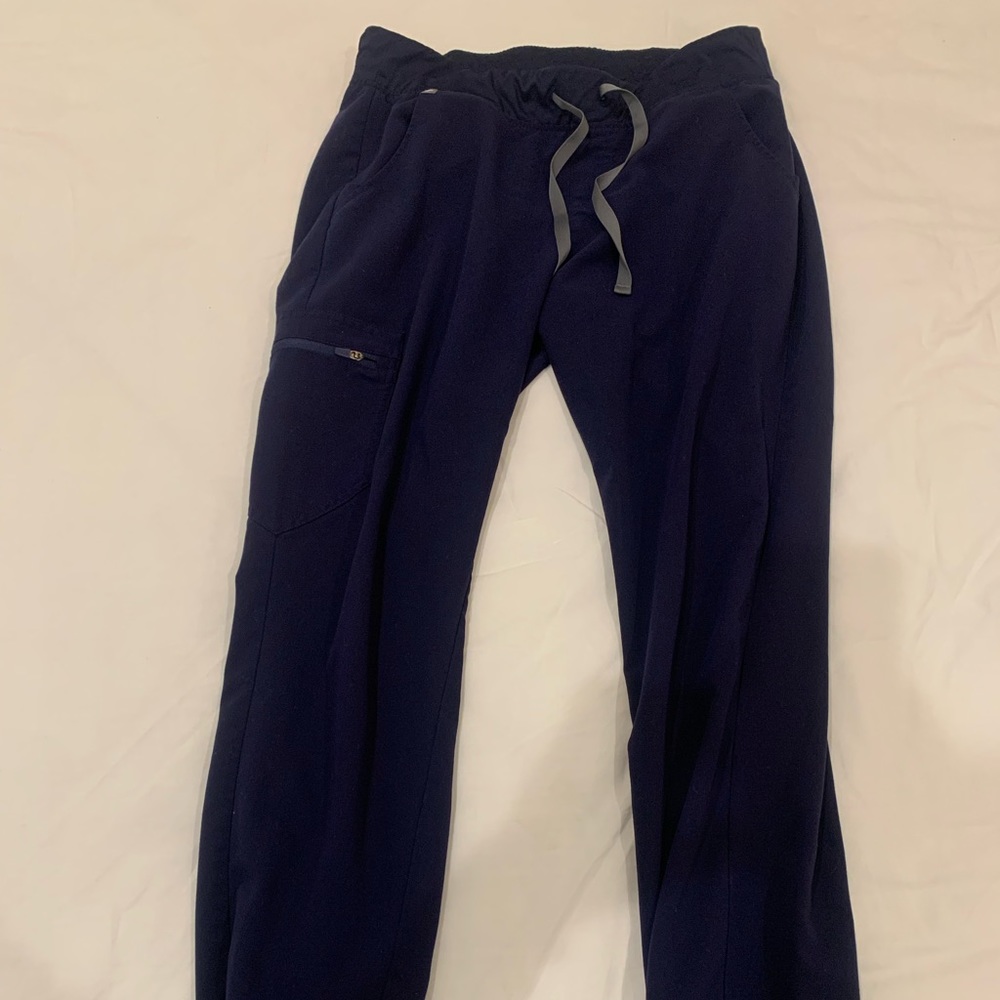Figs Zamora Jogger Navy Scrub Pants